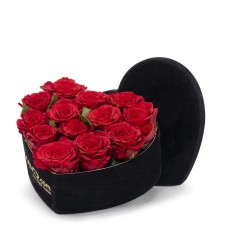 Kalpli kokulu yapay gül kutusu 